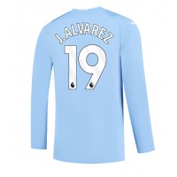 Manchester City Julian Alvarez #19 Hjemmebanetrøje 2023-24 Langærmet